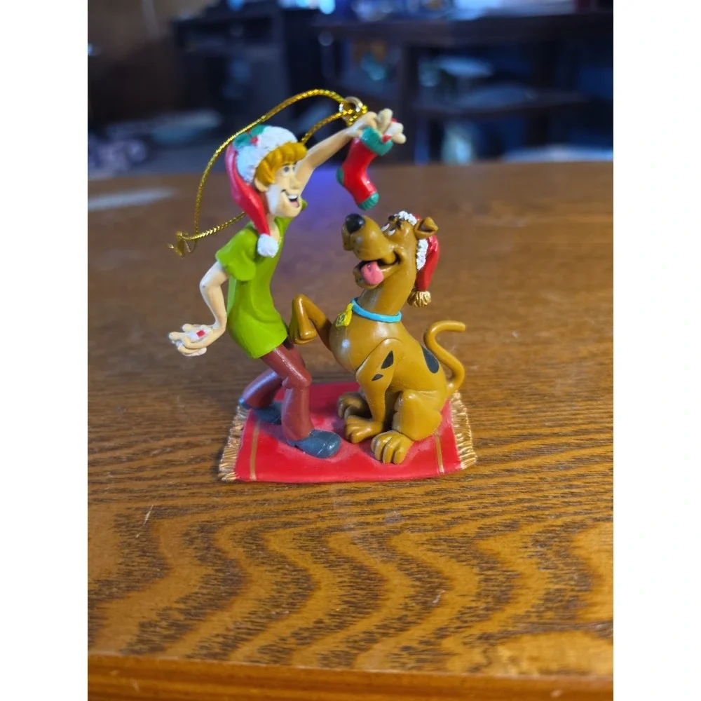 Vintage Scooby-Doo & Shaggy Stocking‎ Christmas Ornament 2002